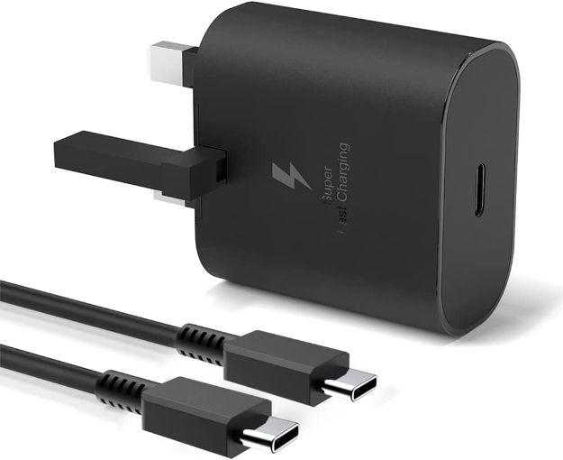 100% original Samsung 25W Fast Mains Adapter Mains Charger 2