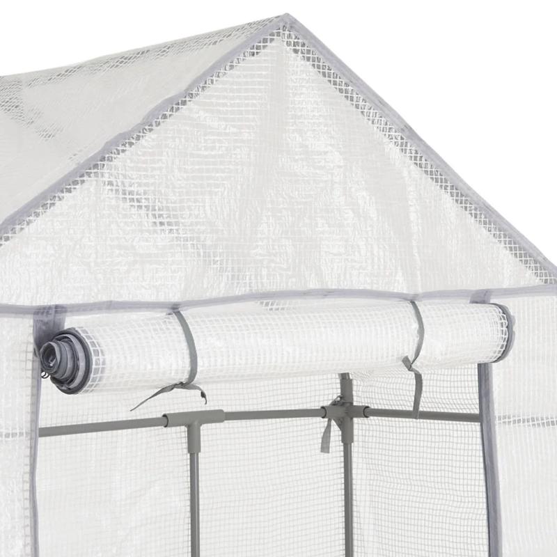 Walk-In Greenhouse Cover Heavy Duty Replacement Spare Reinforced Growhouse White PE Cover - 143x73x195cm 4