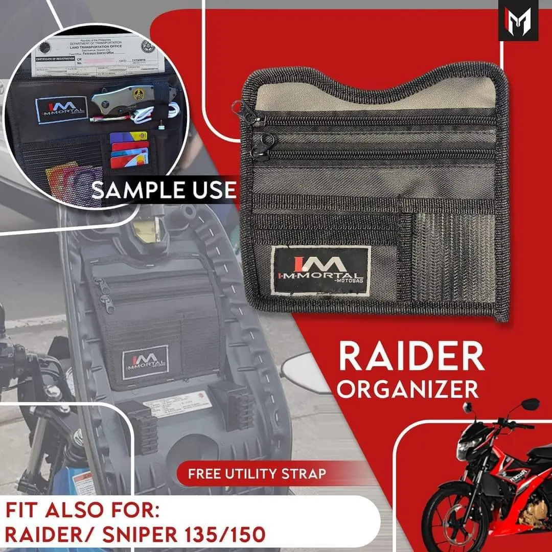 RAIDER 150 SEAT ORGANIZER IMMORTAL