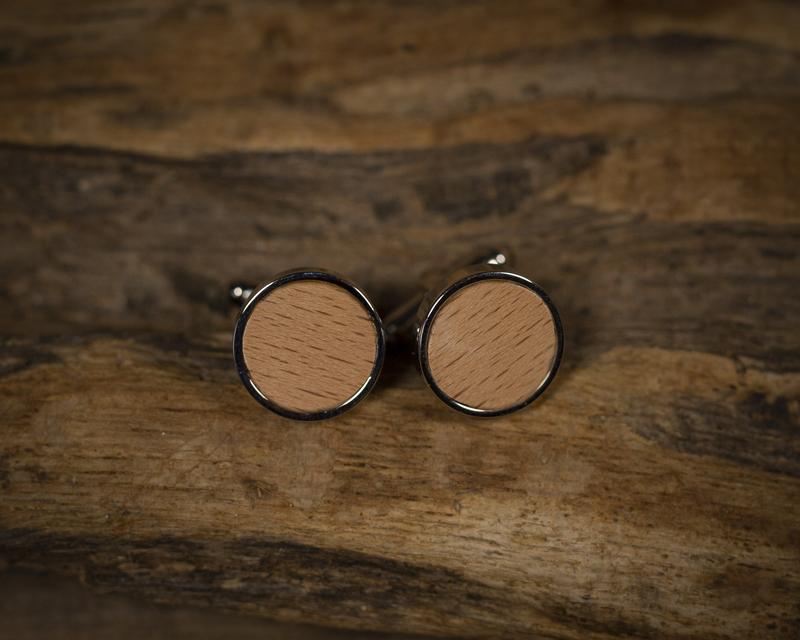 Wooden Cufflinks 1