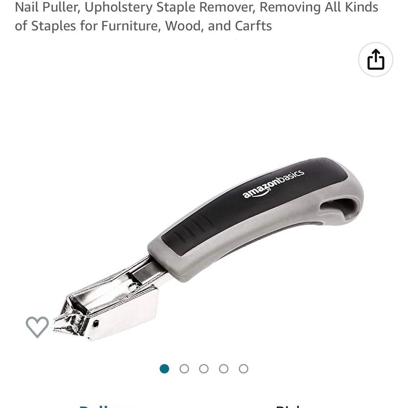 Heavy Duty Staple Remover - Staple Puller, Nail Puller, Upholstery Staple Remover, Removing All Kinds of Staples for Furniture, Wood, and Carfts 0