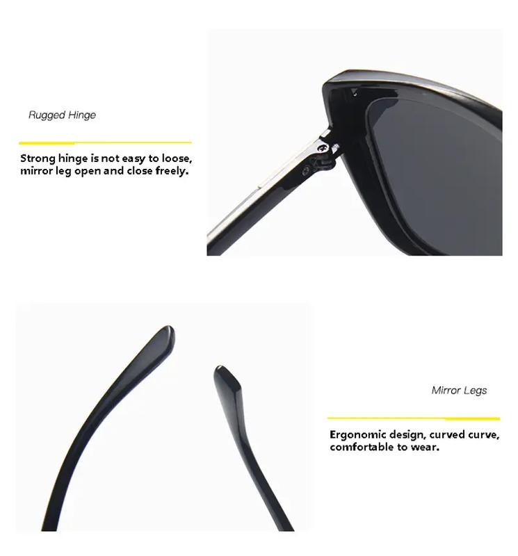 Fashion Square Sunglasses Women Oversize Frame Cat Eye Sun Glasses Ladies Classic Vintage Goggle Female Glasses UV400 7