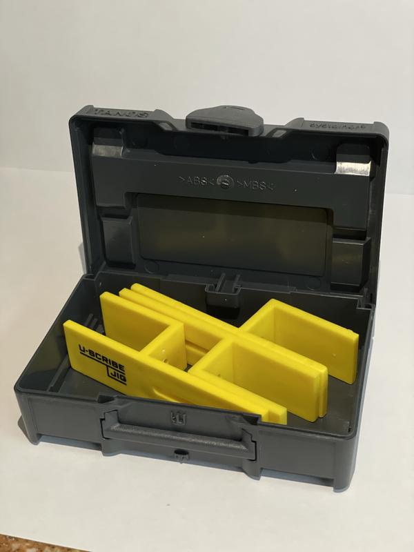 Micro Systainer & U-Scribe Jig Set For Cabinetry installations, woodworking & DIY 4