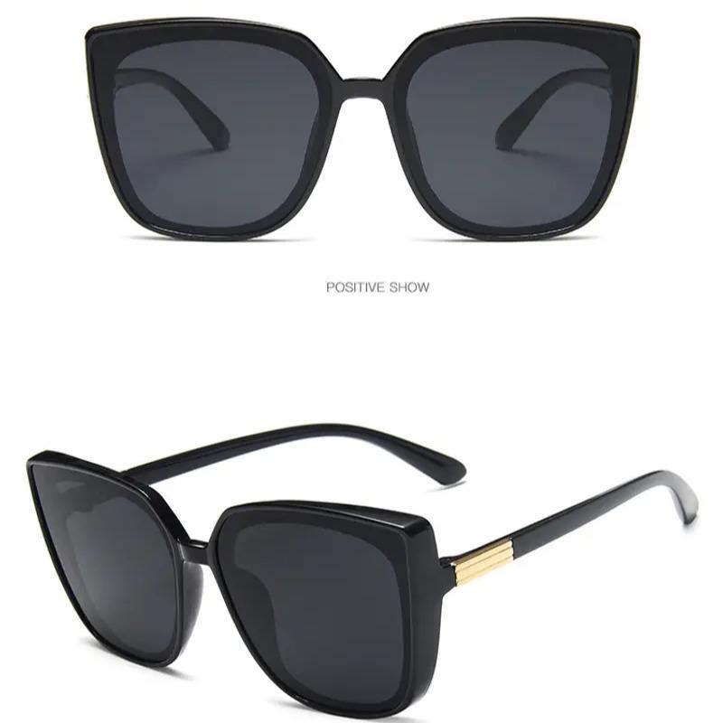 Fashion Square Sunglasses Women Oversize Frame Cat Eye Sun Glasses Ladies Classic Vintage Goggle Female Glasses UV400 3