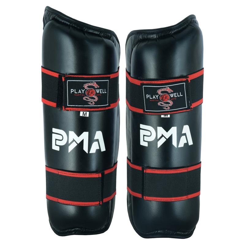 SEMI CONTACT ELITE KICKBOXING SHIN GUARDS - BLACK 0