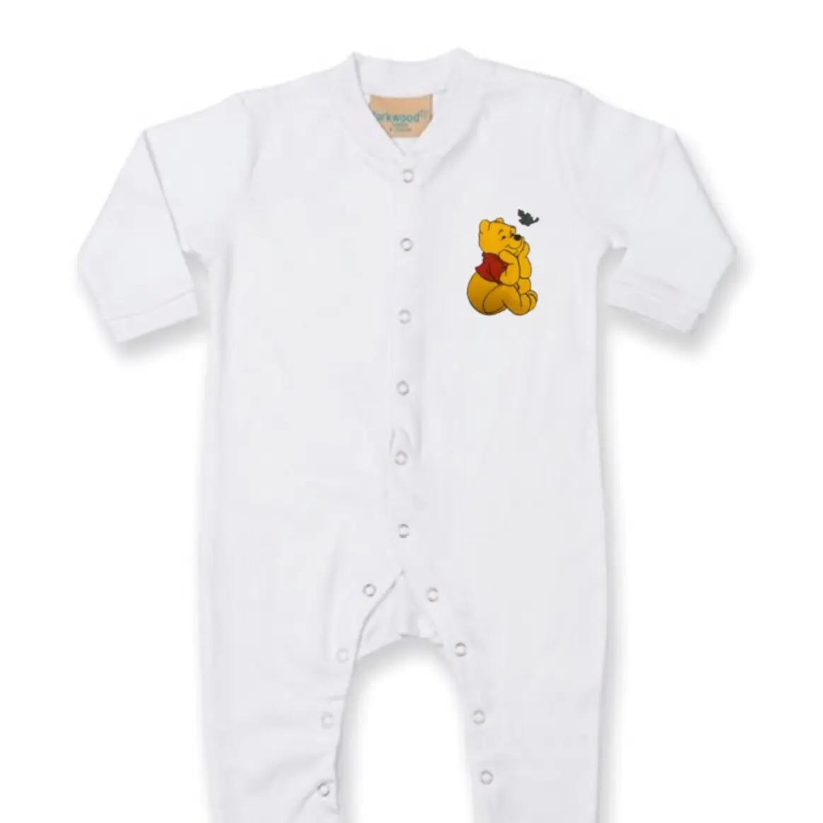 Winnie The Pooh White Sleepsuit