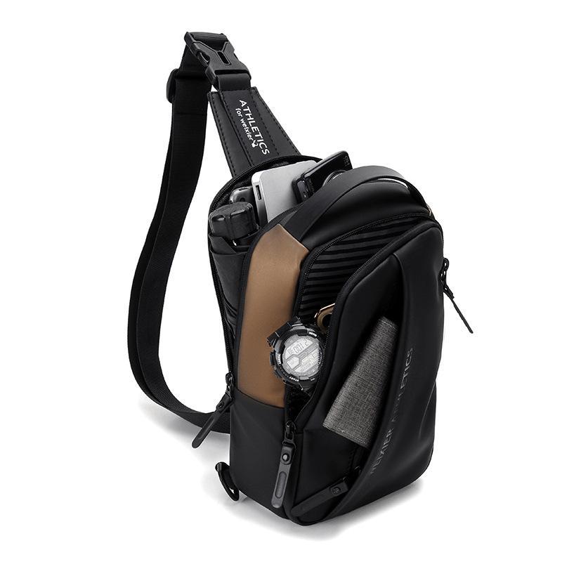 2023 New Men Chest Bag Slung Chest Bag Leisure Sports Bag Multifunctional Shoulder Bag Chest Bag 3