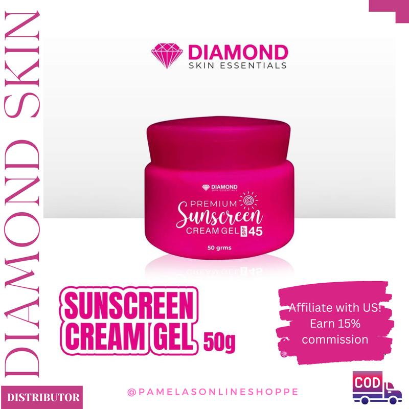 Diamond Skin Essentials Sunscreen Gel Cream 50gms Facial Lightweight ...