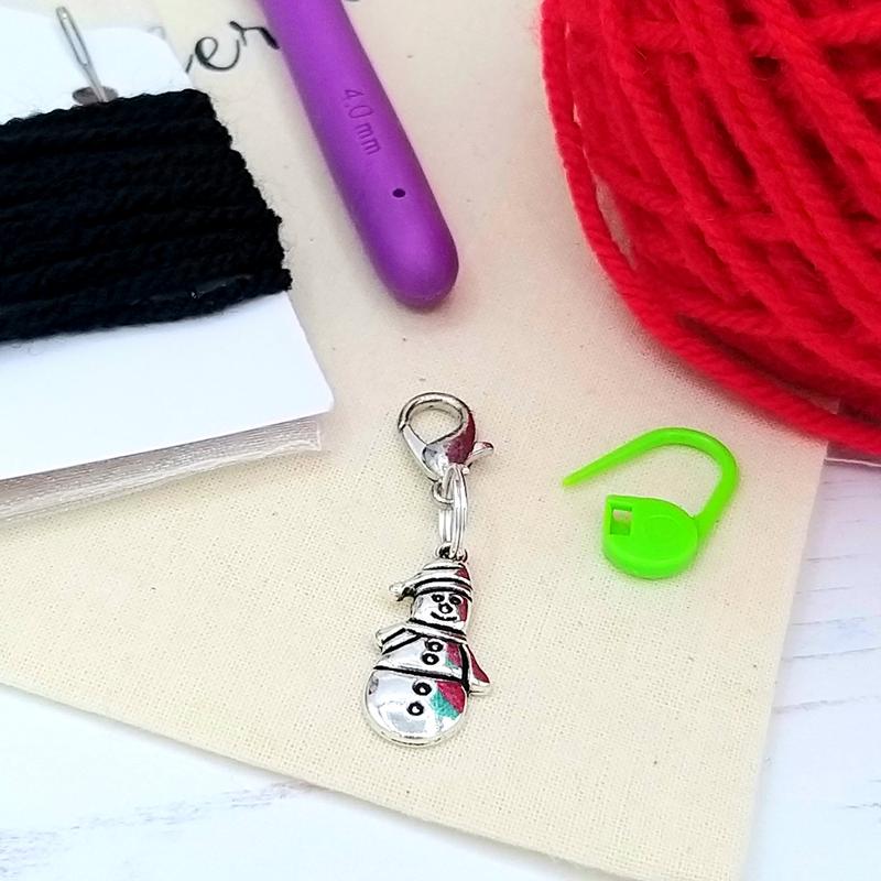 Chilli the Snowman Crochet Kit - Amigurumi Toy DIY Crochet Kit 6