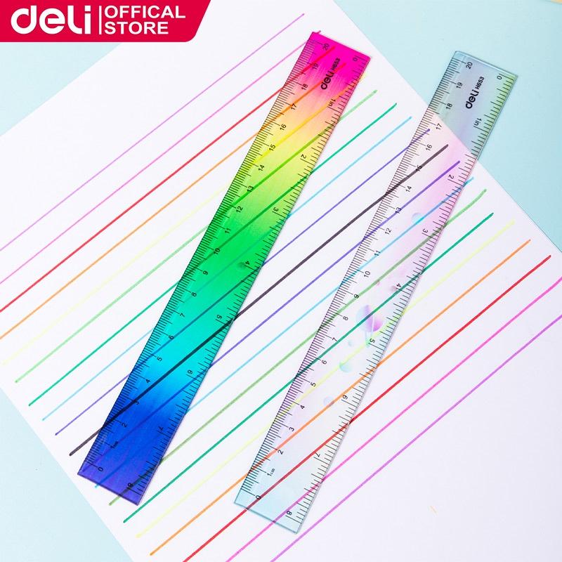 Deli Student Ruler 20cm Study Exam School Stationery Supplie - TikTok ...