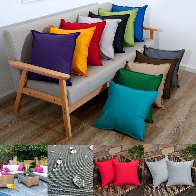 New Waterproof Outdoor Cushion Cover For Garden Furniture Cushions Seat Bench 1