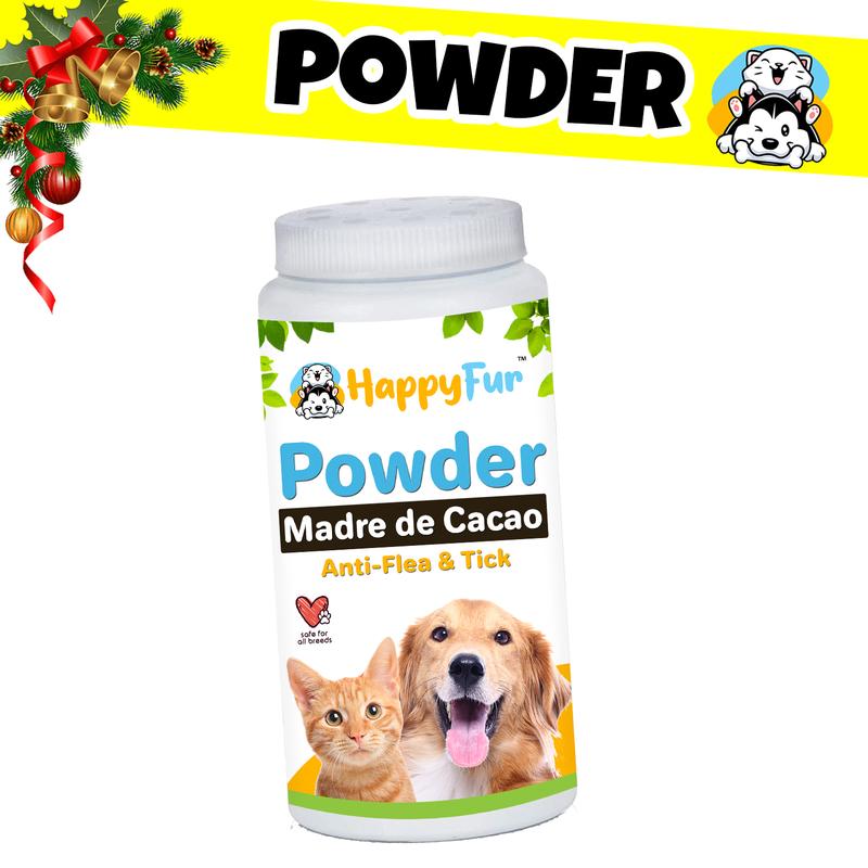 Pet Powder ANTI TICK & FLEA - HAPPY FUR - Cat Dog Powder 150 - TikTok ...