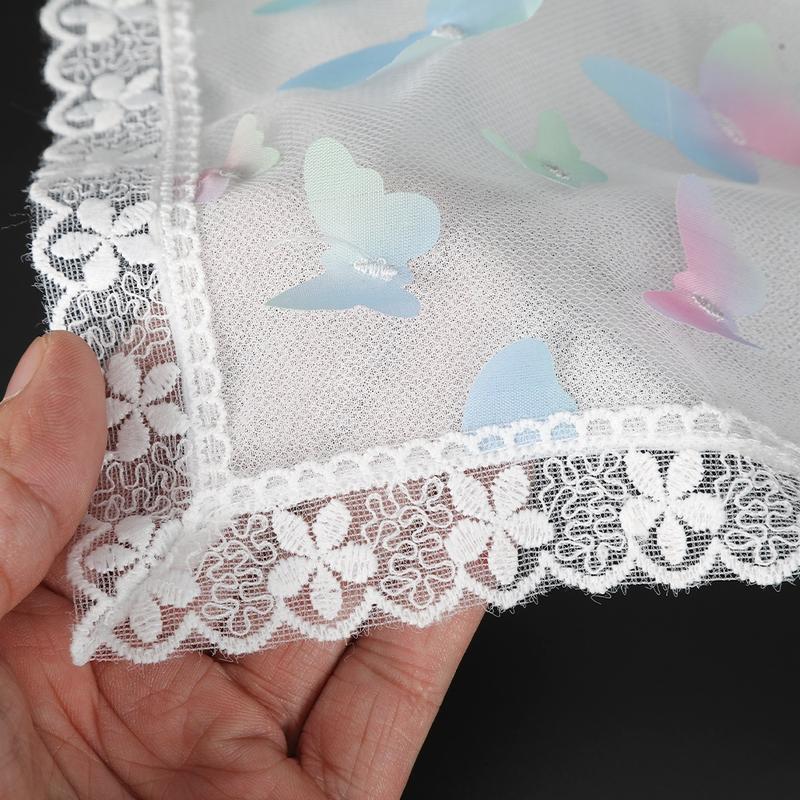 Khăn Tam Giác Ren Ren Hình Bướm, Thời Trang Mới, Băng Đô Cô Gái Ngọt Ngào, Gói Băng Đô, Khăn Trùm Đầu, Phụ Kiện Tóc 3