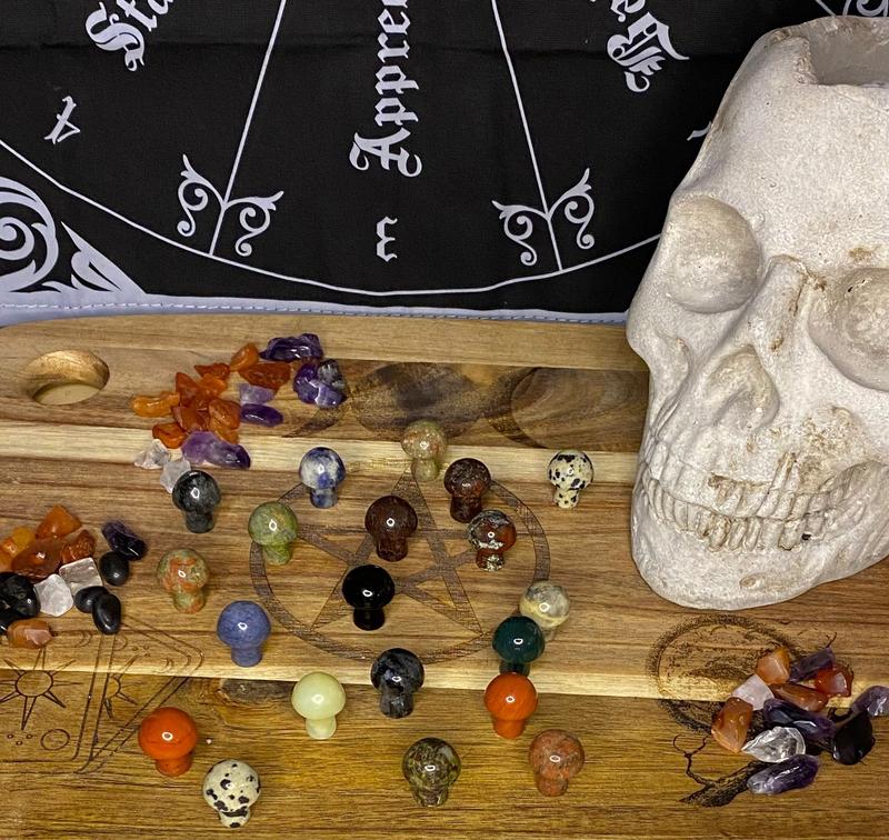 Assorted Mini Crystal Mushroom for Clarity and Luck and more white 3