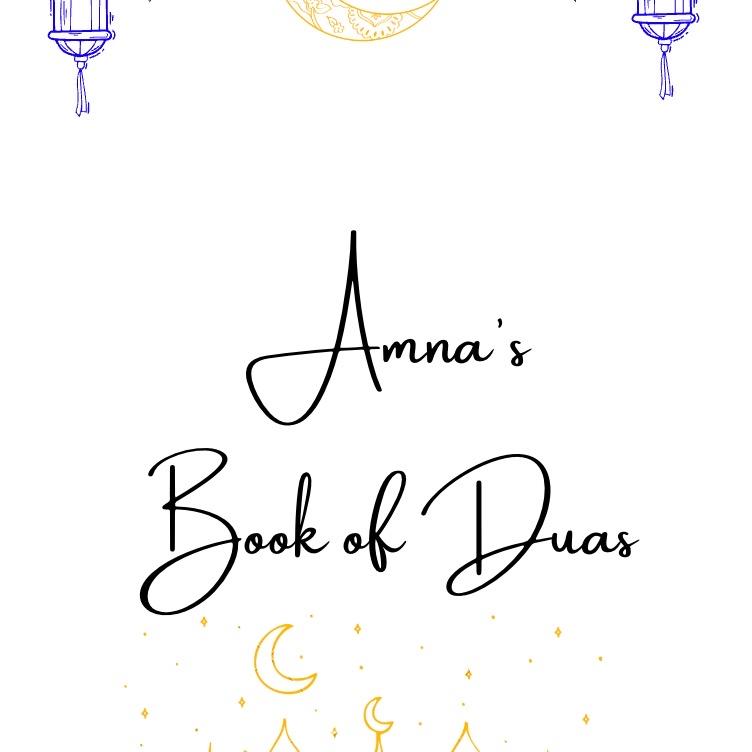 PERSONALISED Book of Duas: A dua for every feeling. Ramadan, Eid Gift. 39 DUAS INCLUDED. 2