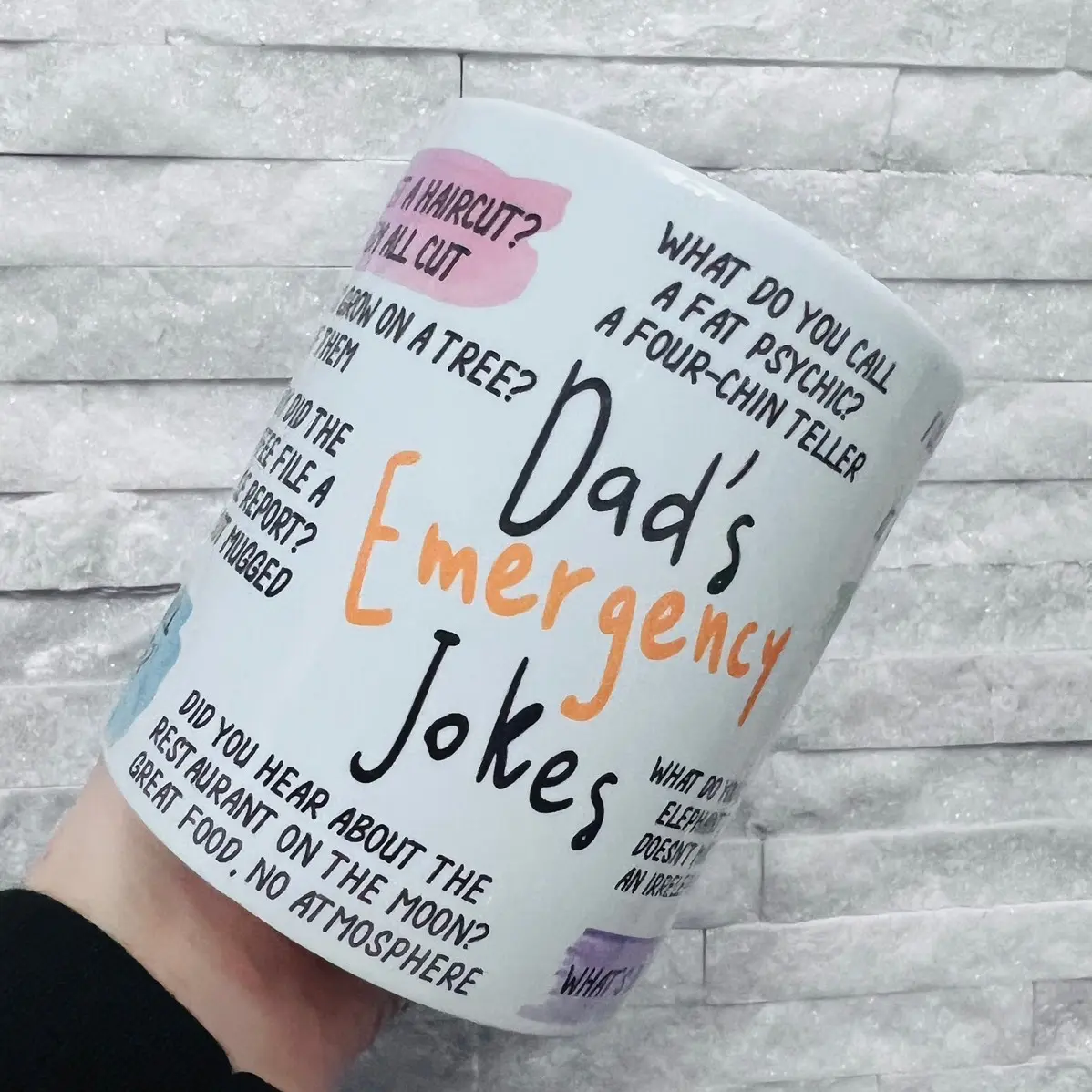 Dads Emergency joke mug Ceramic Drinkware