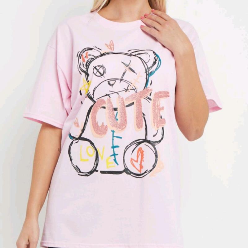 Cute Oversized Tenner Tee 1