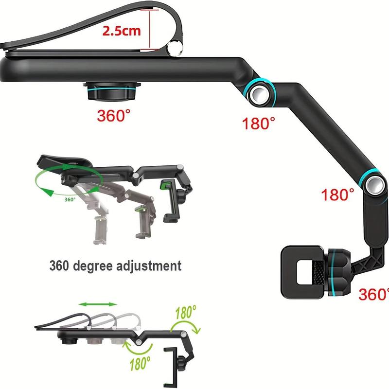 Product Introduction of Universal Car Phone Holder with Sun Visor Clip - Hands-Free Navigation and Safe Driving 0