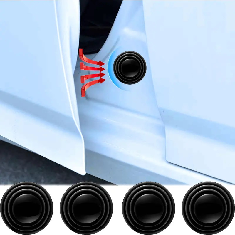 10Pcs/lot Car Trunk Sound Insulation Pad Universal Car Door Shock Absorbing Gasket For VW Shockproof Thickening Cushion Stickers