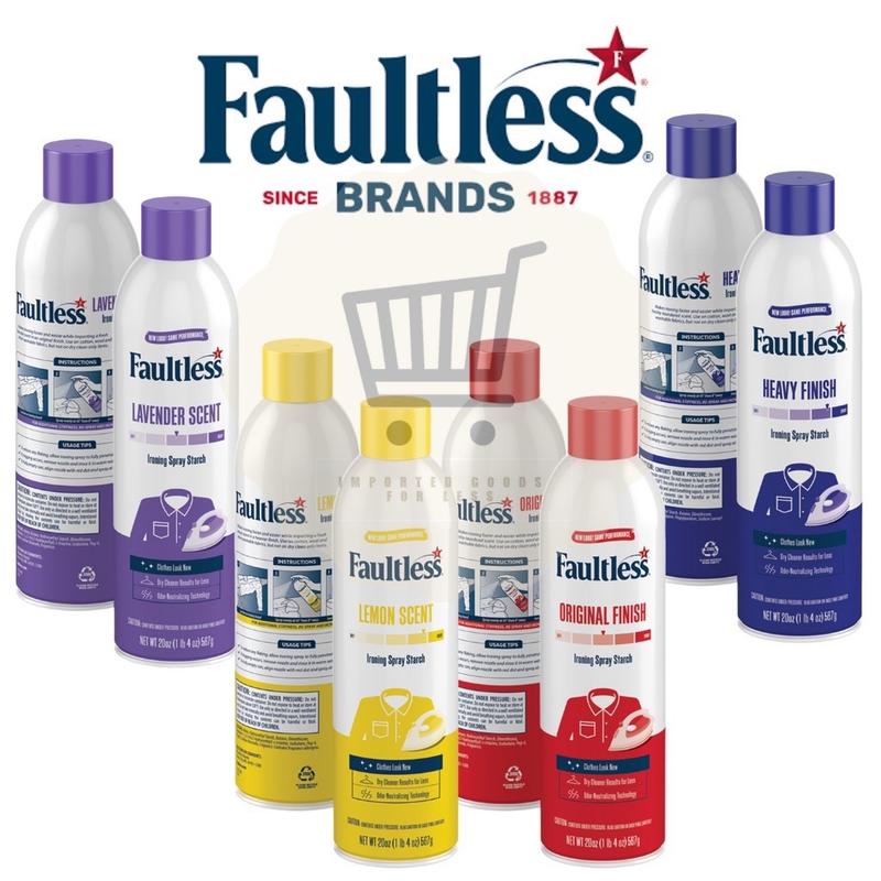 Faultless Ironing Enhancer Spray Starch 567g Household Silicone ...