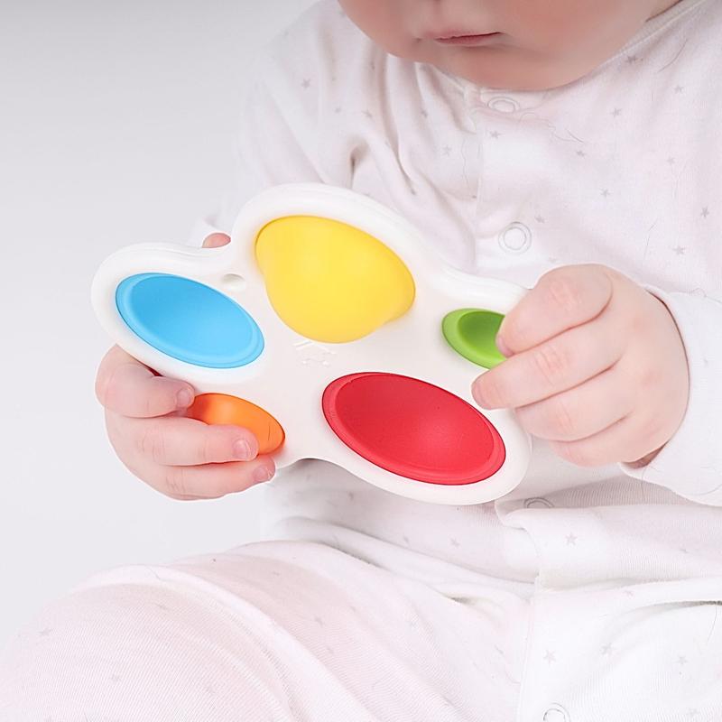 Push and Pop Toy, Bright Sensory Toy for Babies and Toddlers 3