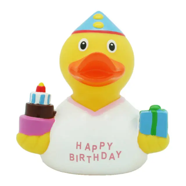 Birthday Girl Rubber Duck, Happy Birthday Novelty Bath Toy Gift - Lilalu