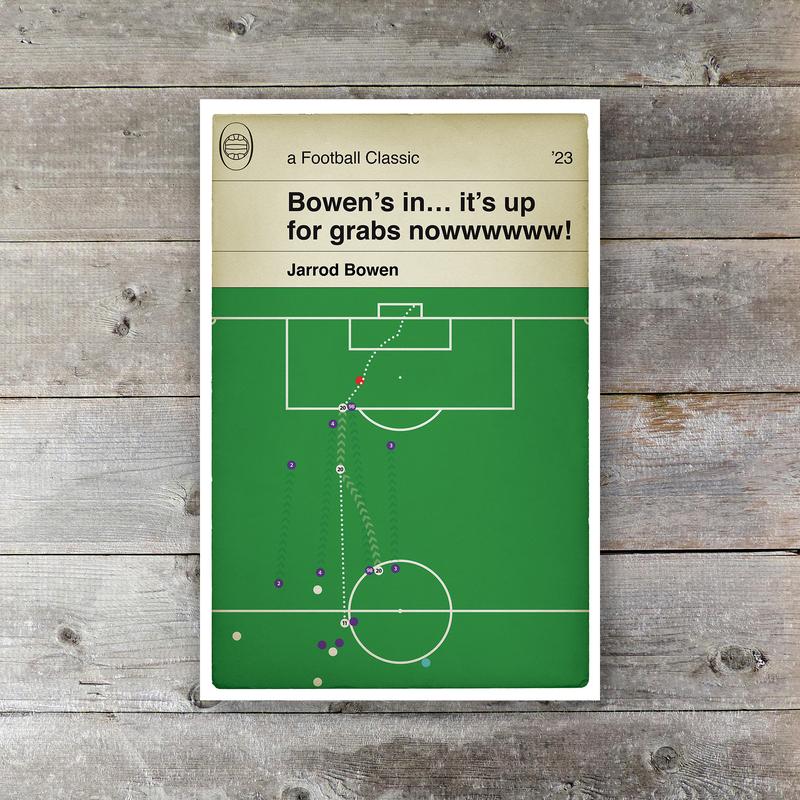 West Ham United winner v Fiorentina - Jarrod Bowen Goal - Fiorentina 1 West Ham 2 - Europa Conference League Final (Various sizes) 2