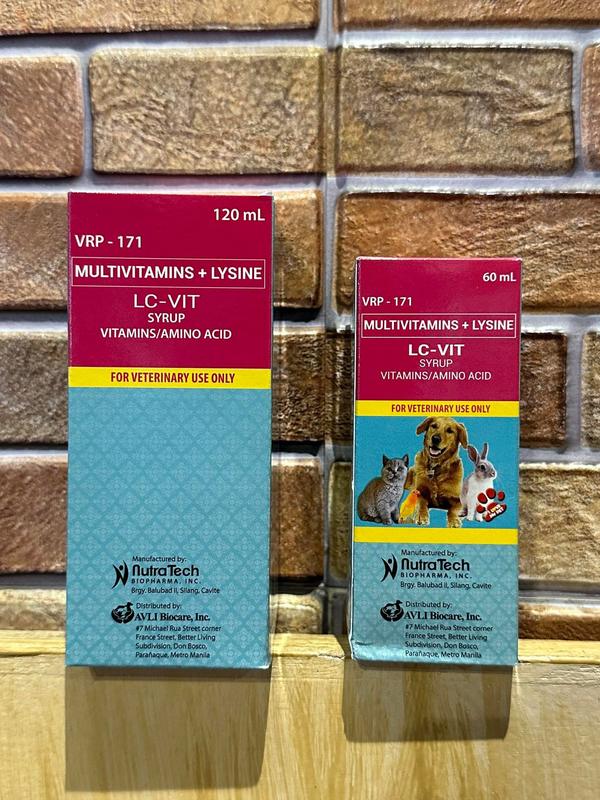 LC-VIT Syrup (Multivitamins) for Pets Dogs, Cats, Rabbit (60ml - TikTok ...