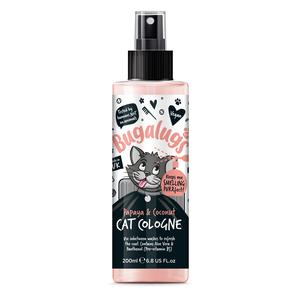 Bugalugs Papaya & Coconut Cat Cologne - Fast-acting Deodoriser, Conditioner, Lick-safe & Vegan Formula - Pet Supplies