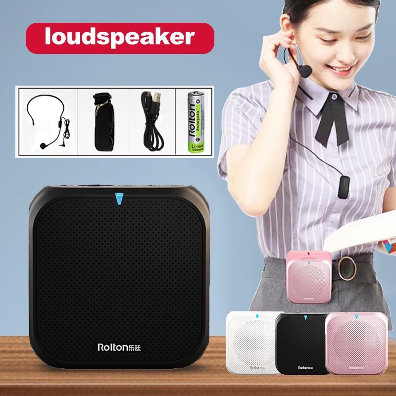 Rolton Portable Voice Amplifier with Wired Microphone Headse - TikTok ...