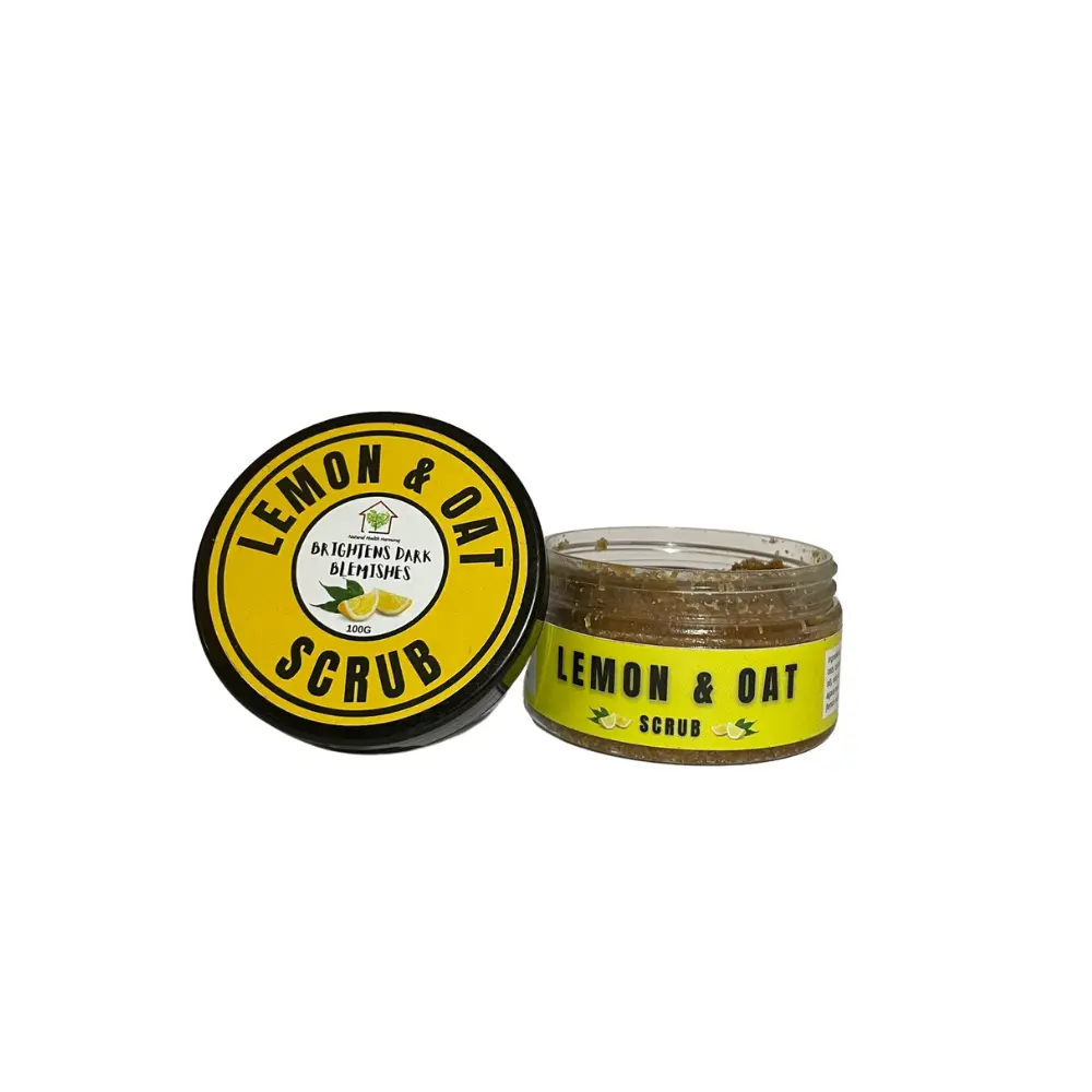 Lemon and Oat Face Scrub