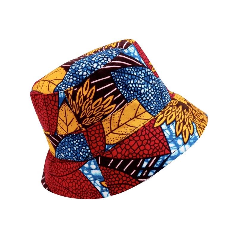 Product Introduction of African print bucket hat , sun hat reversible Striped Baseball Cap Baseball Cap Baseball Cap Winter Winter Winter Summer Polka Dot Cotton Silk Plain Floral Beret Striped 16