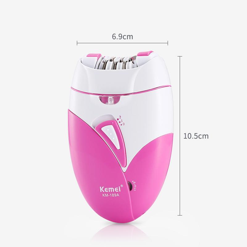 Product Introduction of KM-189A Epilator Ladies Underarm Private Parts Hair Removal Body Bikini Depilador Electric Eyebrow Trimmer Machine Beauty Kit+6 Months Warranty 21