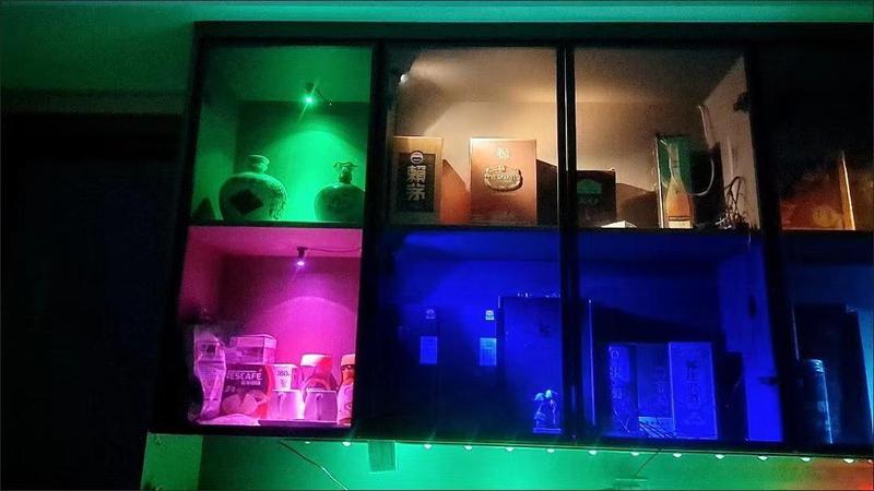Product Introduction of LED RGB Led Spot Light USB 5V Dimmable Mini Ceiling Spotlight 3W Surface Mounted Cabinet Showcase Doll House Jewelry Lamp 50