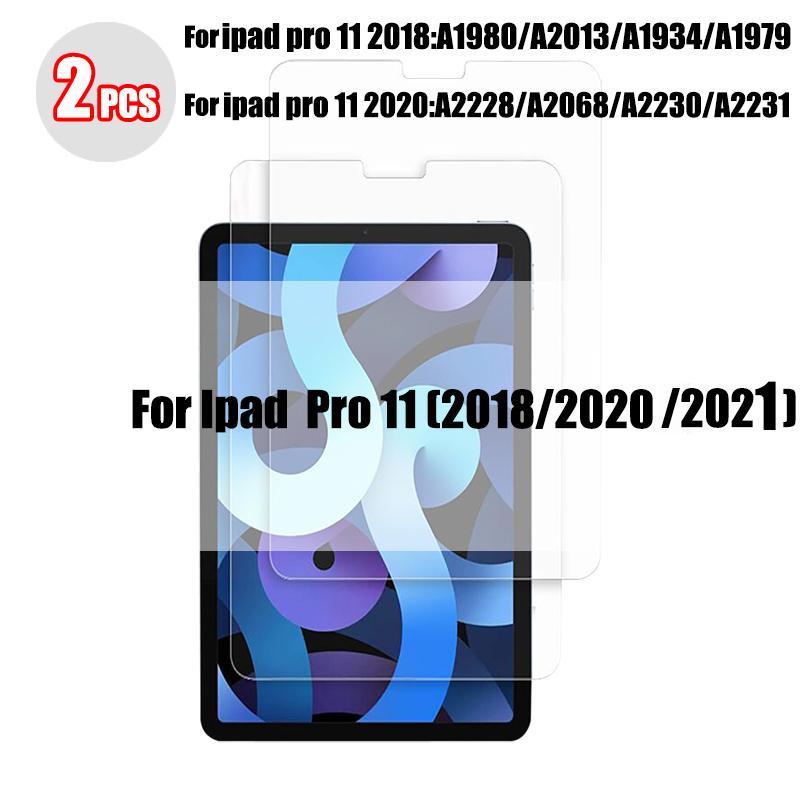 [2 Pack] Screen Protector for iPad Pro 11 4th Generation (2022 Release) - Tempered Glass Screen Protector Face ID Compatible/Scratch Resistant for Apple iPad Pro 11 (2022/2021/2020) 5