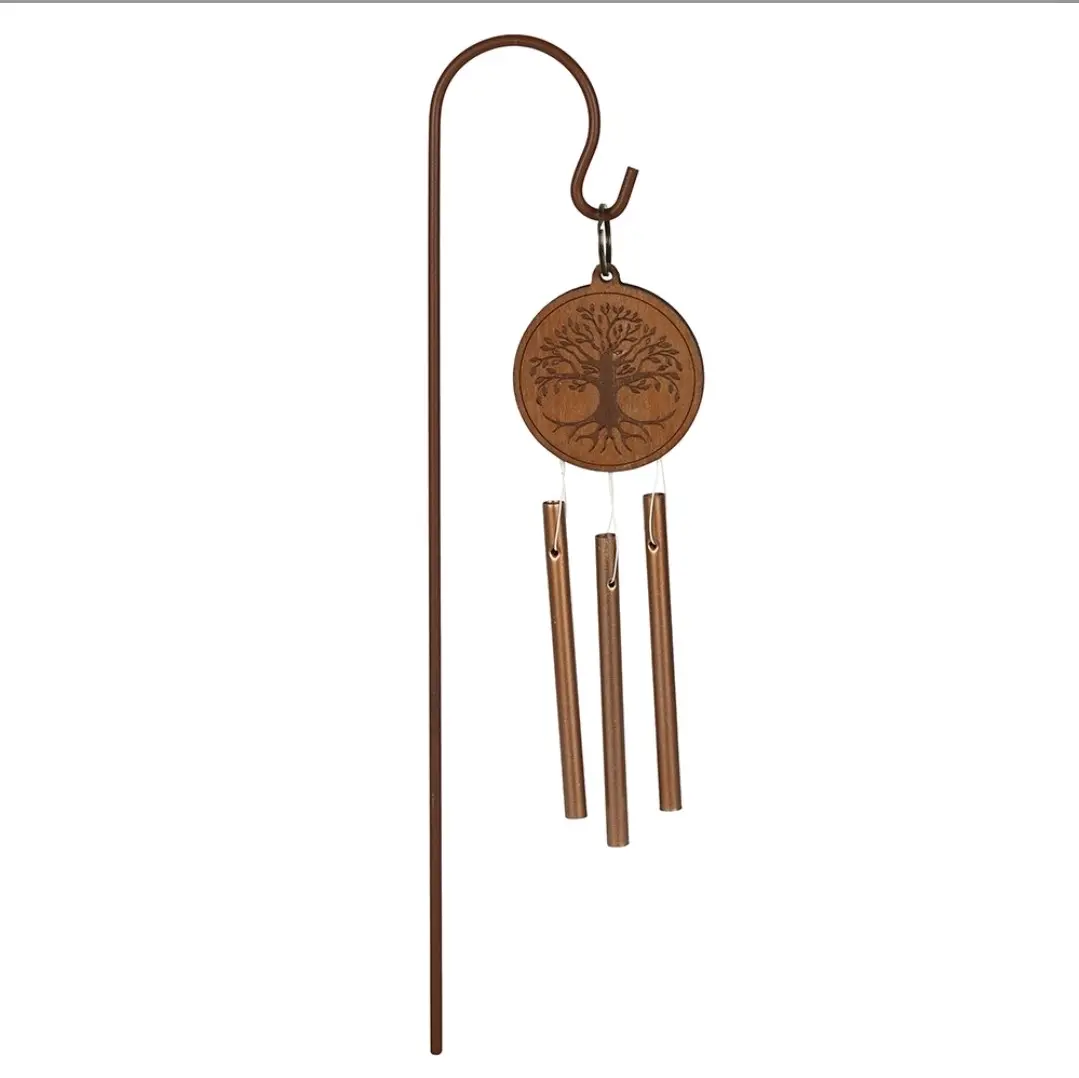 tree of life windchime and stake