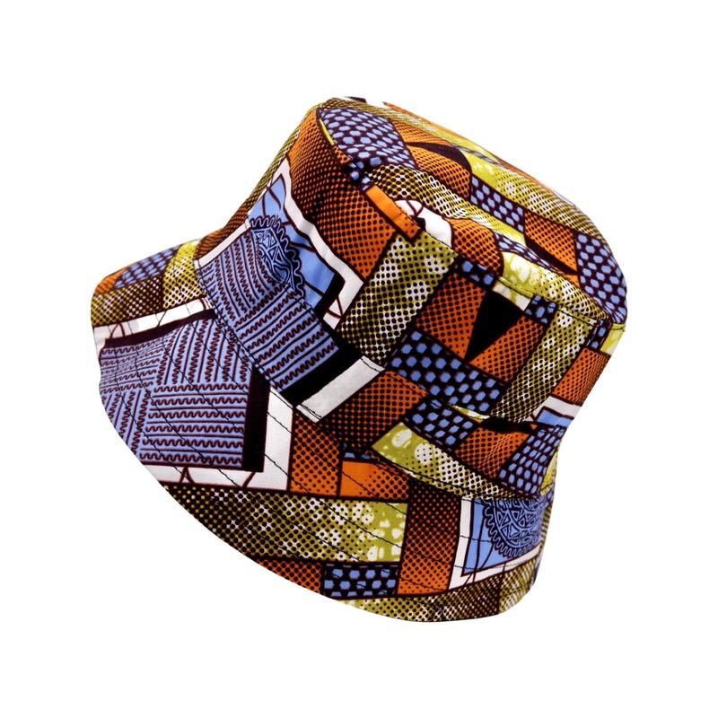 Product Introduction of African print bucket hat , sun hat reversible Striped Baseball Cap Baseball Cap Baseball Cap Winter Winter Winter Summer Polka Dot Cotton Silk Plain Floral Beret Striped 14