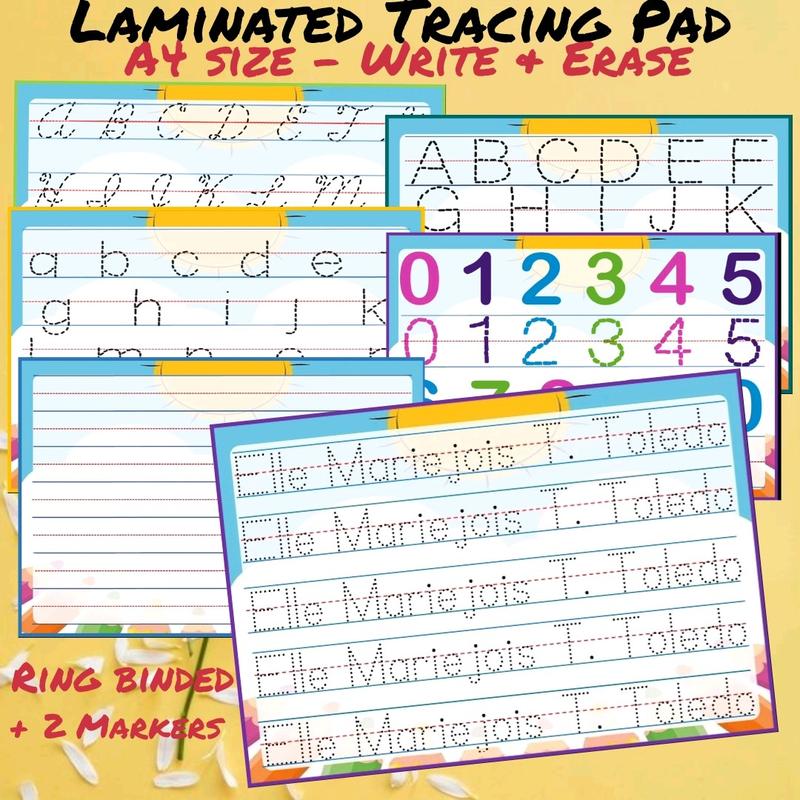 Laminated Tracing Boards Write and Erase Educational Charts - TikTok ...