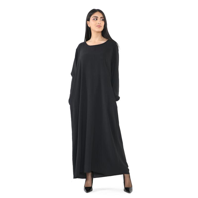 Product Introduction of Long Sleeves Sleep Dress with Pockets 10