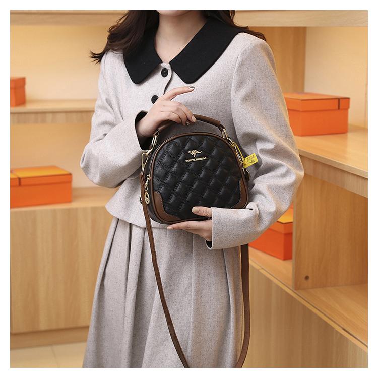 Product Introduction of Túi xách kangaroo nữ, túi táo dung tích lớn, túi đeo vai sang trọng, túi messenger đa năng, thời trang và nhiều màu, túi điện thoại di động ba lớp, mới 2023 19