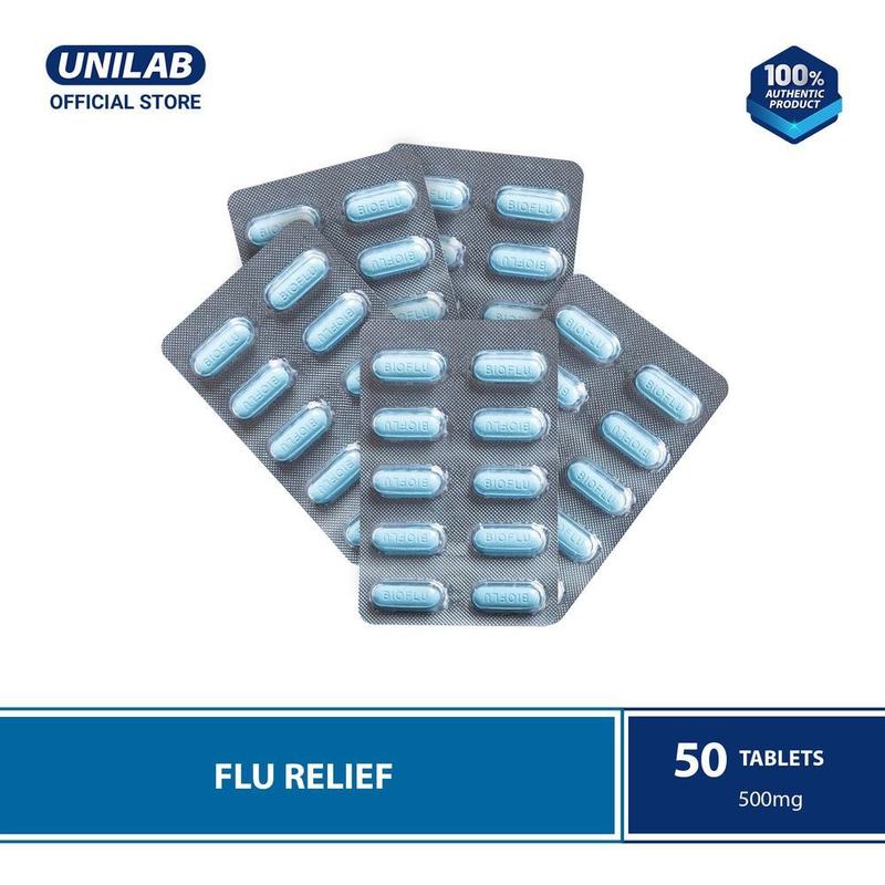 Unilab Bioflu 50 Tablets - Medicine for Relief of Flu and other ...