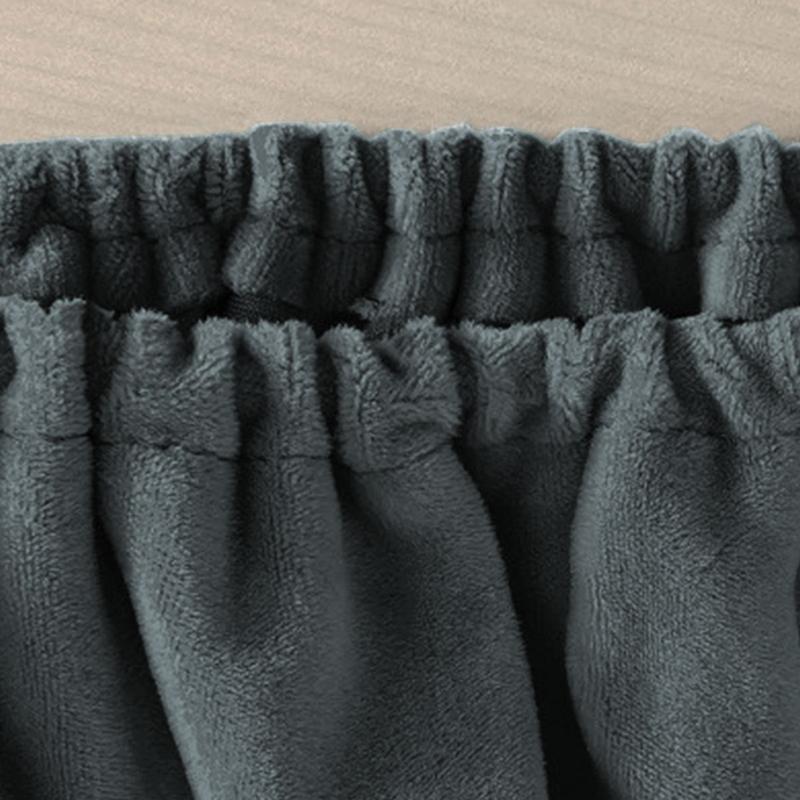 Velvet Sofa Seat Cushion Covers Length 50-65/125/190cm for 1/2/3-Seat Stretch Couch Protector Slipcovers 2