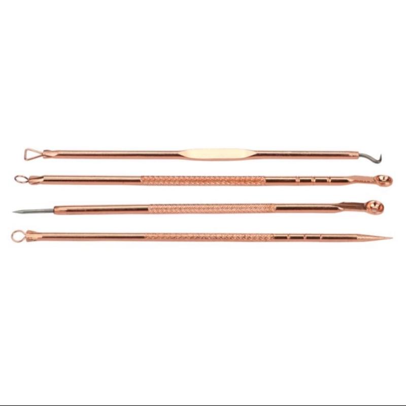 4 in 1 Set Pimple Blemish Blackhead Acne Extractor Remover Tool Needles Comfort Skincare 4