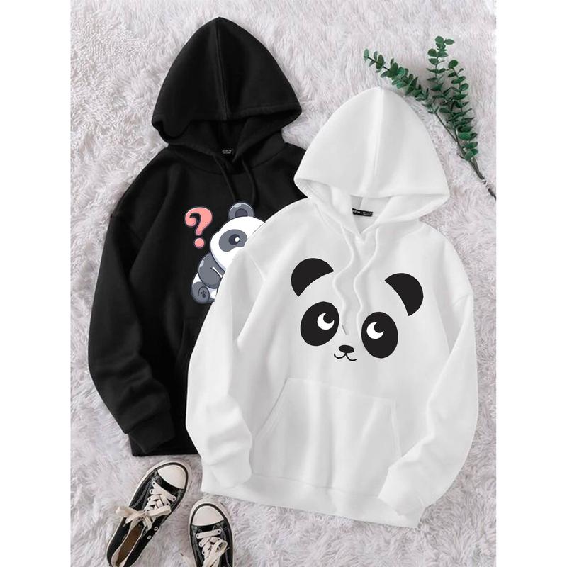 CUTE PANDA 2 Design HOODIES JACKET - TikTok Shop Philippines