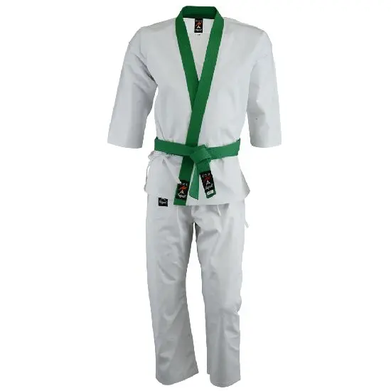 TANG SOO DO 9OZ UNIFORM - GREEN TRIM