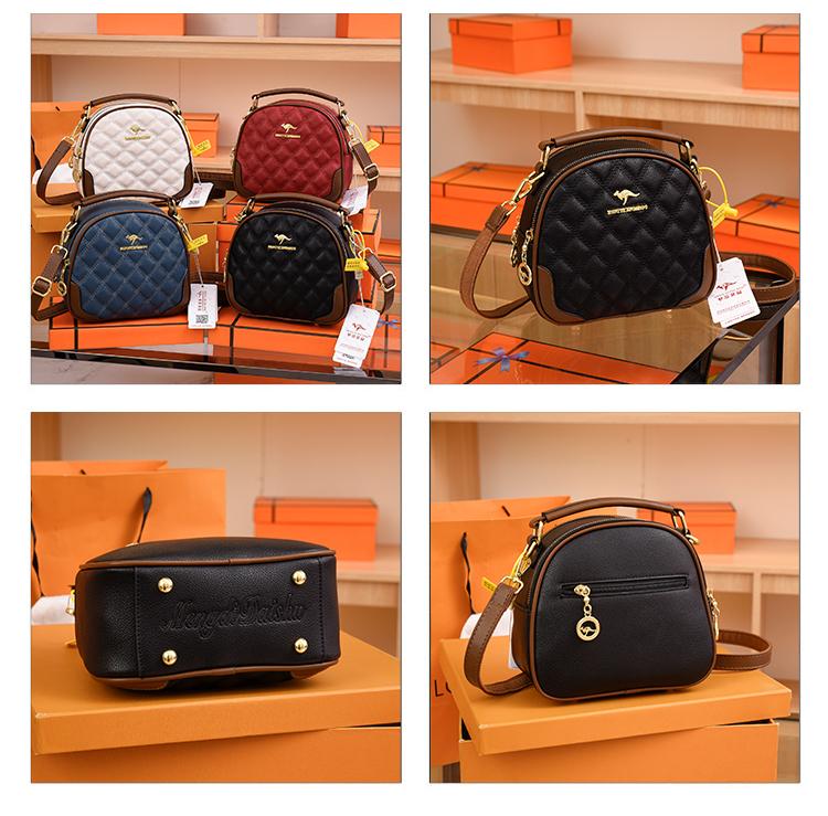 Product Introduction of Túi xách kangaroo nữ, túi táo dung tích lớn, túi đeo vai sang trọng, túi messenger đa năng, thời trang và nhiều màu, túi điện thoại di động ba lớp, mới 2023 16