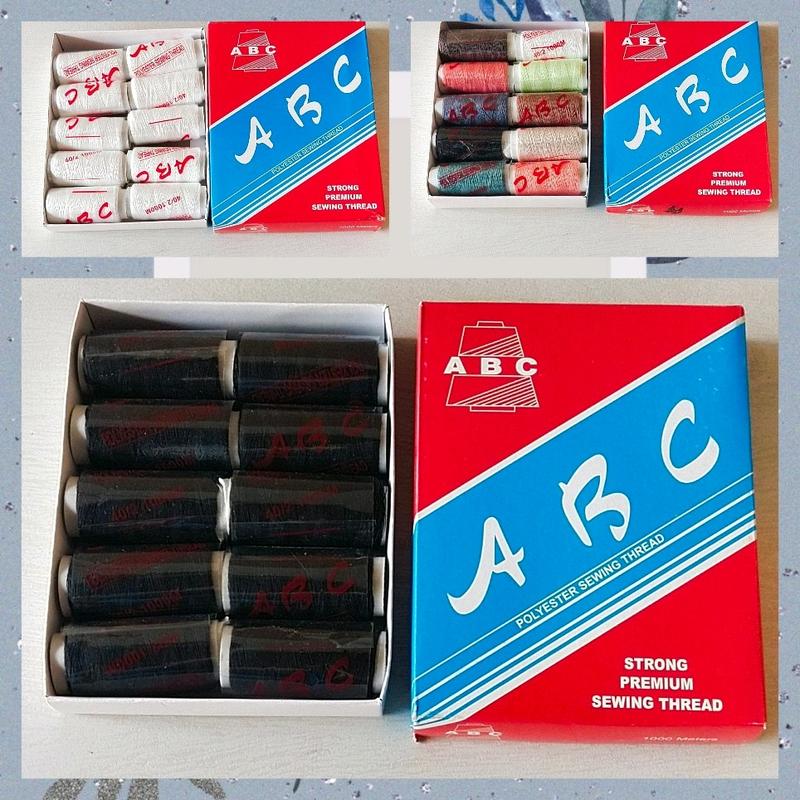 ABC Polyester Sewing Thread 10pcs per box - TikTok Shop Philippines
