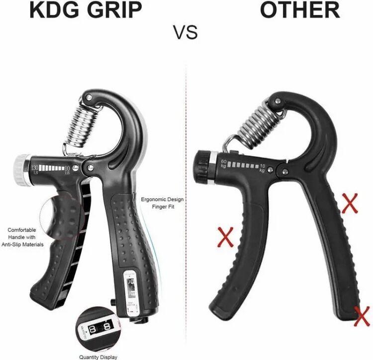 5-60Kg Adjustable Heavy Gripper Fitness Hand Exerciser Grip Wrist Training Increase Strength Spring Finger Pinch Carpal Expander 2