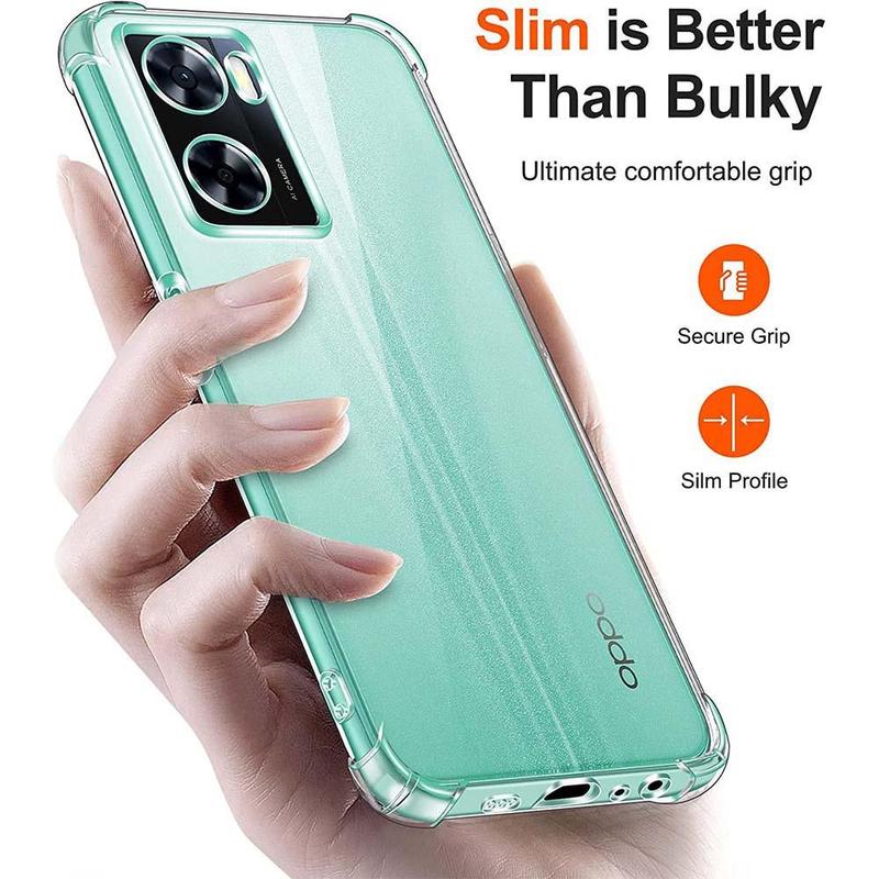 Ốp Điện Thoại Trong Suốt Sang Trọng Cho Oppo A57, 4G, A57s, A57e, A57, 5G, A77, 4G, A77, 5G, Ốp Chống Sốc Cho Oppo A15, A96, 5G, R11, R15, R17 Pro 7