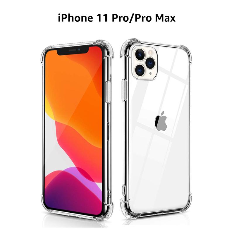 Luxury Hybrid Clear Hard PC Back Cover Case For iPhone 14 13 12 Mini 11 Pro XS Max X XR SE 3 2 7 8 Plus Silicone Soft Bumper TPU Accessories Cellphone 1